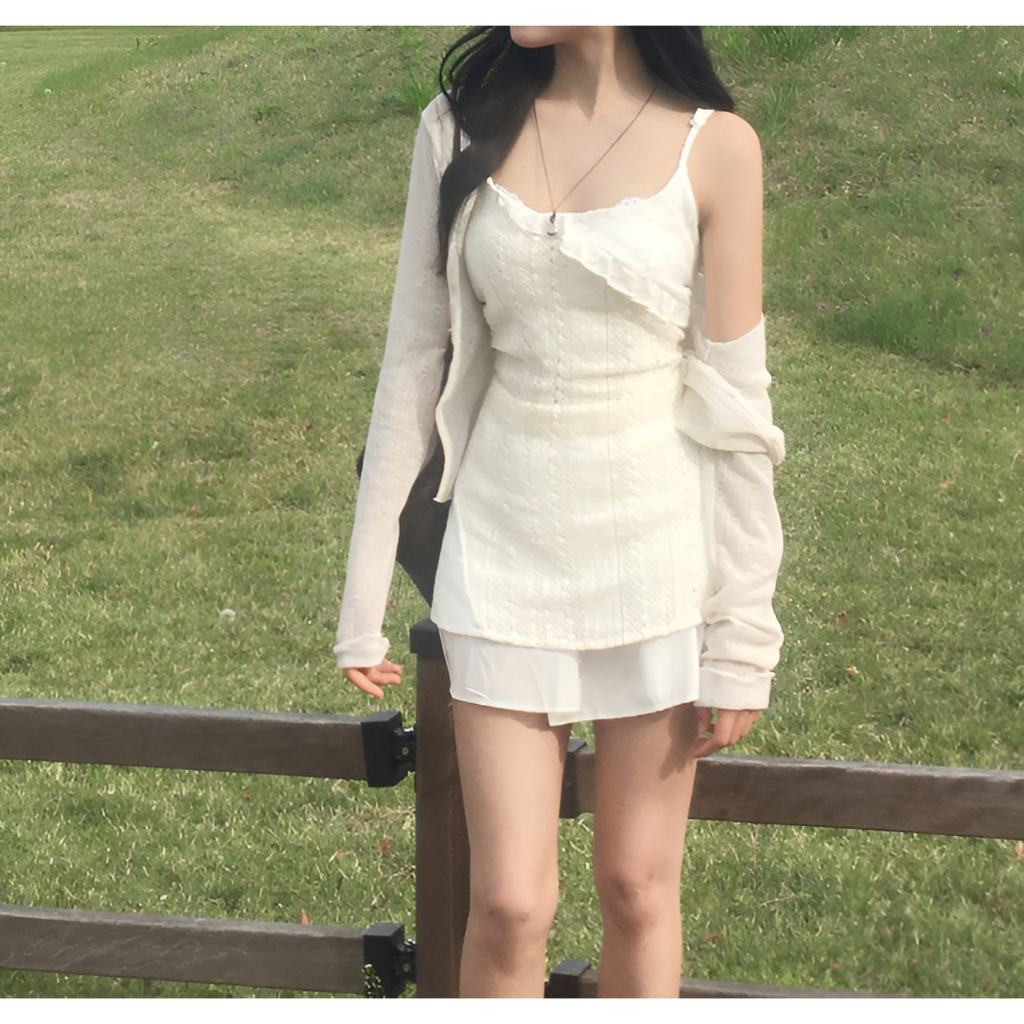[HRM002] Áo cardigan dài tay xuyên thấu chống nắng Jeven