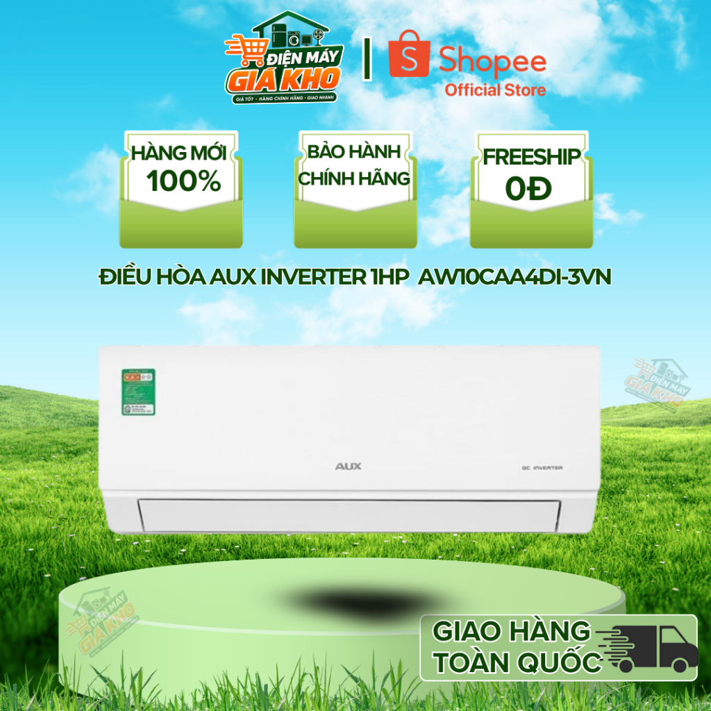 ĐIỀU HÒA  AUX  INVERTER 1HP  AW10CAA4DI-3VN