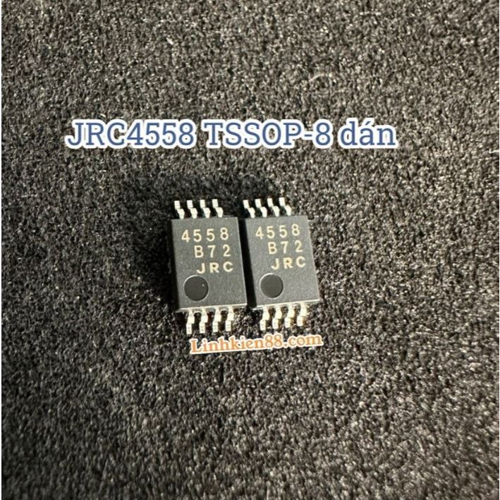 5 con JRC4558 4558 TSSOP-8 dán mới