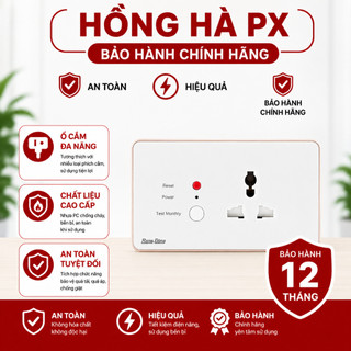 [RẠNG ĐÔNG] Ổ cắm âm tường chống giật Model: OCAT01 1C/16A