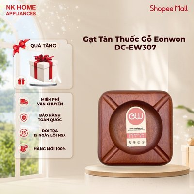 Gạt Tàn Thuốc Gỗ ew eonwon DC-EW307 - Gỗ Tự Nhiên - Thiết Kế Tối Giản - Hàng Chính Hãng