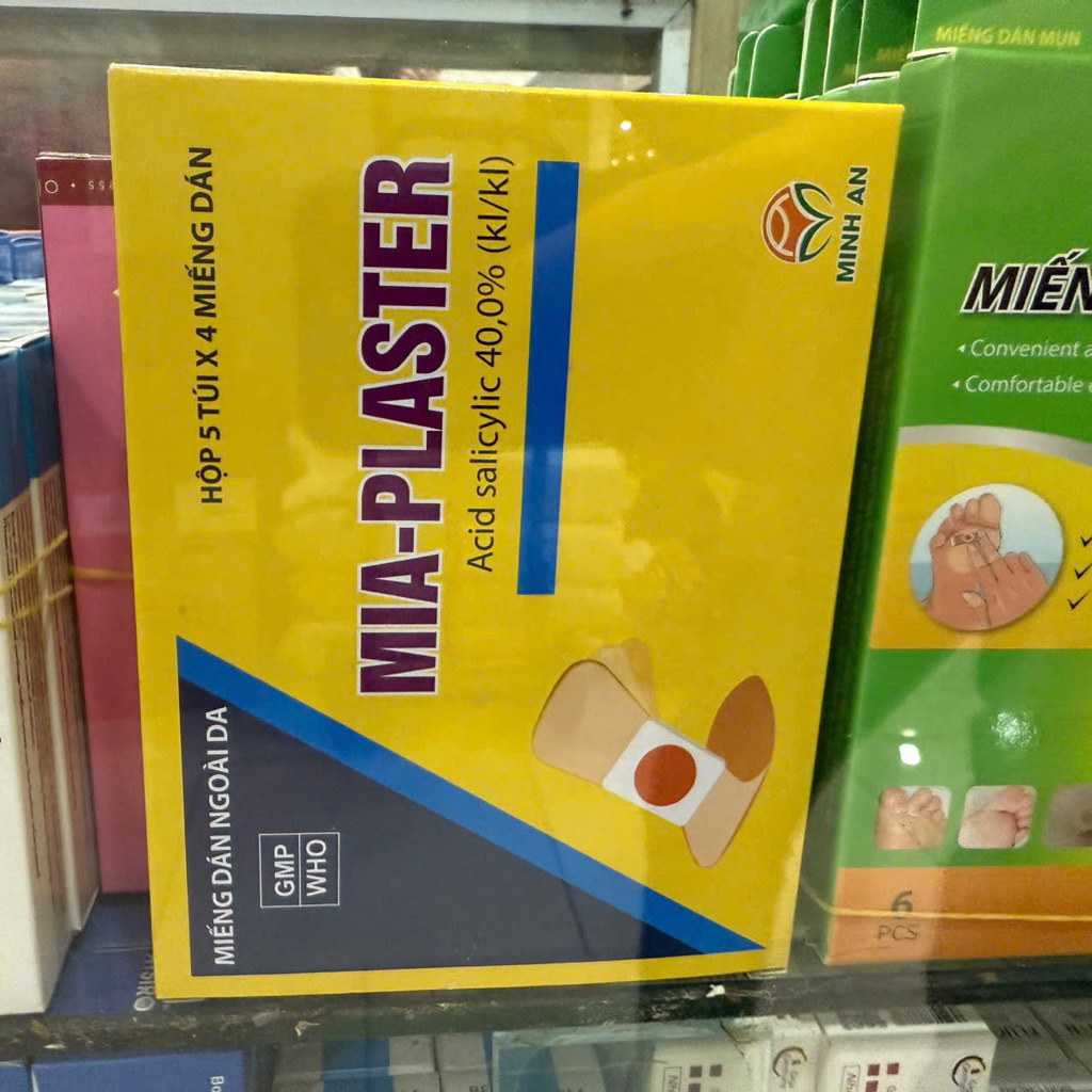 MIẾNG DÁN MỤN PLASTER MINH AN (5 túi x 4 miếng)