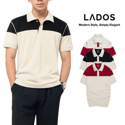 [OUTLET - KHÔNG ĐỔI TRẢ] Áo polo nam ngắn tay chất vải cá sấu CVC LADOS-9192 giữ form tốt chất liệu mát, màu trẻ trung