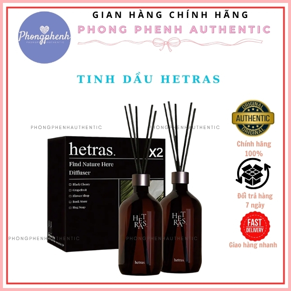 SET TINH DẦU THƠM PHÒNG HETRAS