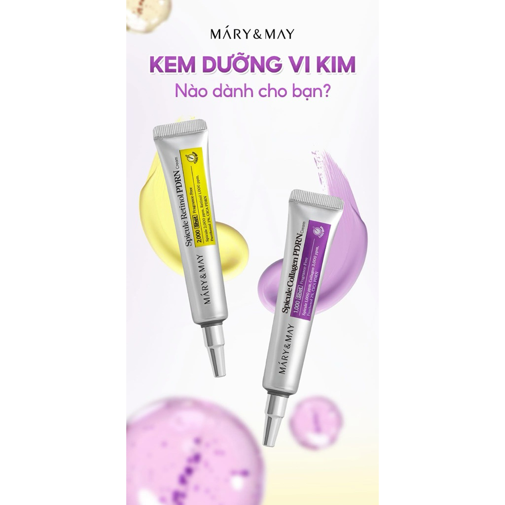 Kem dưỡng vi kim Spicule retinol và collagen cream