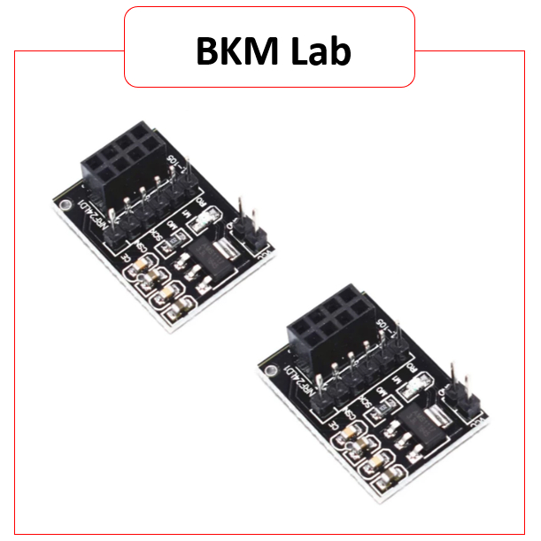Bộ 2 Đế Ra Chân NRF24L01 Có IC Ổn Áp - Module Nguồn 3.3V 8 Pin Giúp Ổn Định Tín Hiệu Cho Mạch Thu Ph