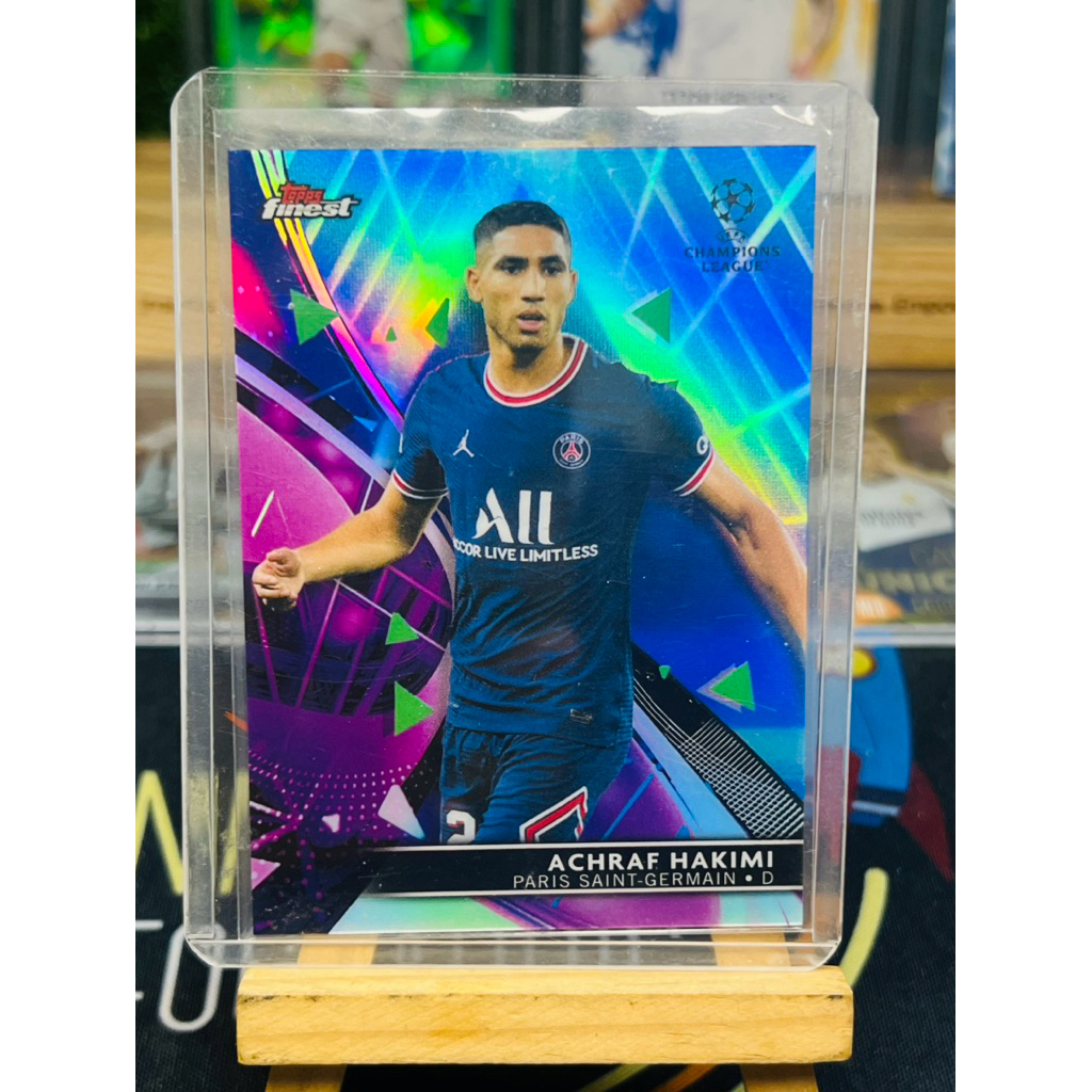 Thẻ bóng đá Achraf Hakimi Paris SG /99 Topps Finest 2021/22