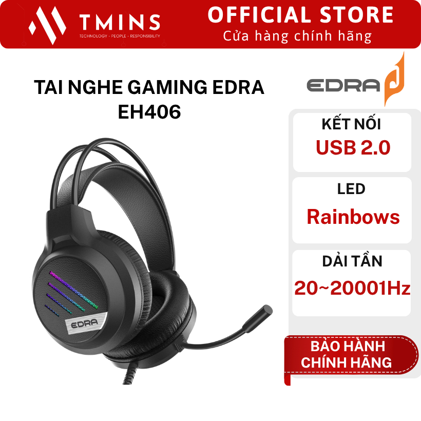 Tai nghe gaming EDRA EH406 - Hàng chính hãng