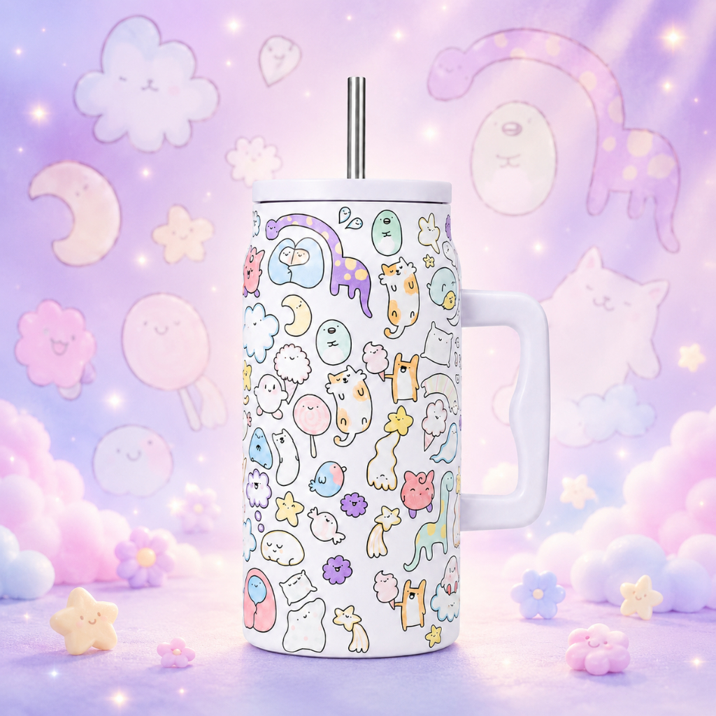 Bình giữ nhiệt BIGCUP 1500ml ly nước giữ nhiệt thể thao inox 304 Fan House tặng ống hút inox cao cấp | BigBuy360 - bigbuy360.vn