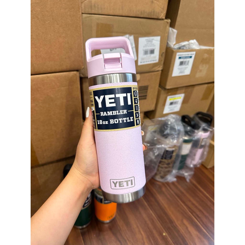 Bình Yeti 18oz màu cherry blossom