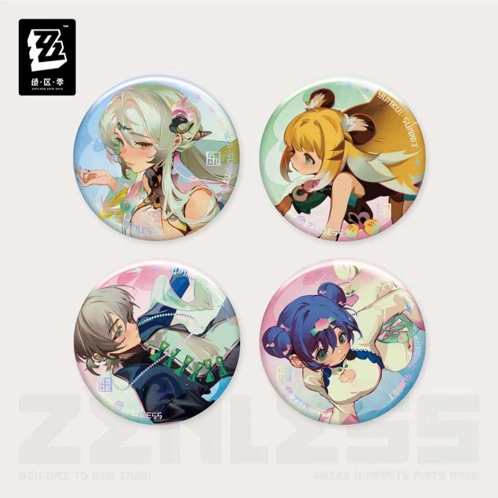[miHoYo] Laser ticket, hologram ticket, vé laser, badge các phiên bản Zenless Zone Zero ZZZ 3Z
