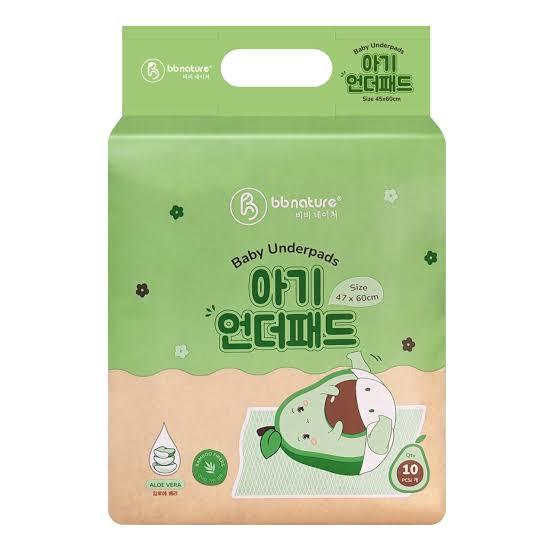 Tấm lót chống thấm đa năng BB Nature KT 47x60cm gói 10 miếng