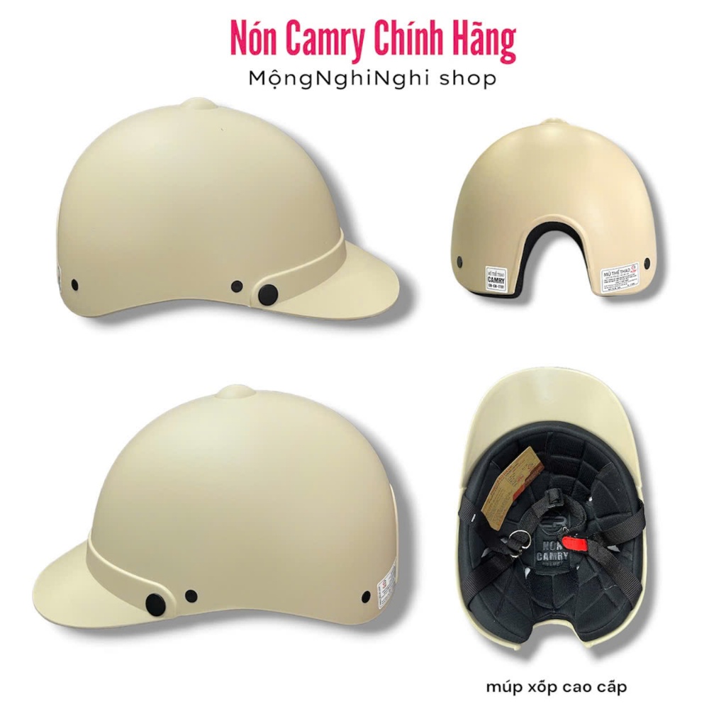 Nón Bảo Hiểm Thể Thao NAM NỮ ĐỦ MÀU Chính Hãng(CAMRY) Camry CR HELMET , Bảo Hành 12 tháng