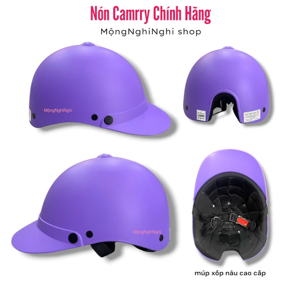 Nón Bảo Hiểm thể Thao NAM NỮ ĐỦ MÀU Chính Hãng(CAMRY) Camry CR HELMET, Bảo Hành 12 tháng