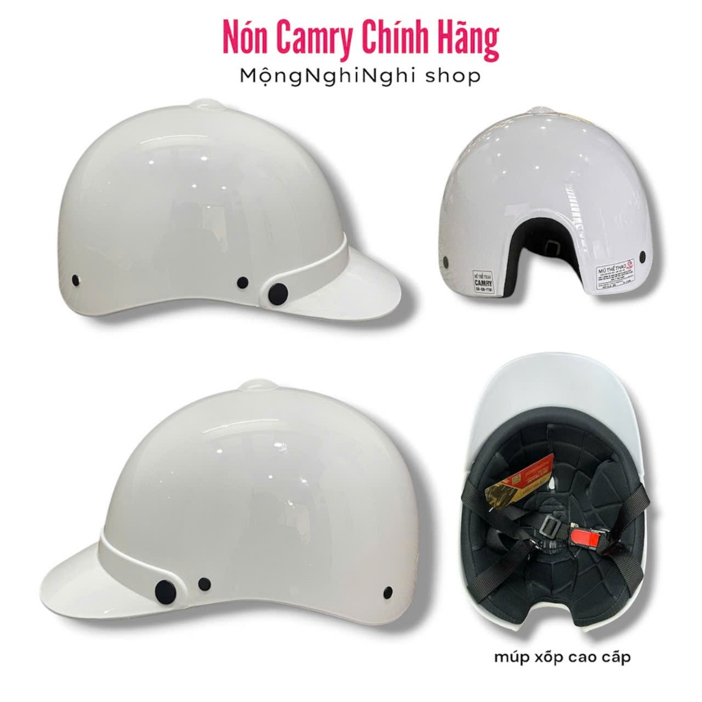 Nón Bảo Hiểm Thể Thao NAM NỮ ĐỦ MÀU Chính Hãng(CAMRY) Camry CR HELMET , Bảo Hành 12 tháng