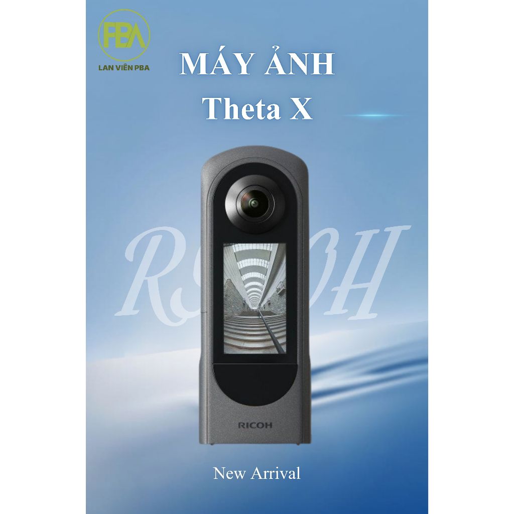 [RICOH] MÁY ẢNH 360 ° RICOH THETA X - HÀNG CHÍNH HÃNG