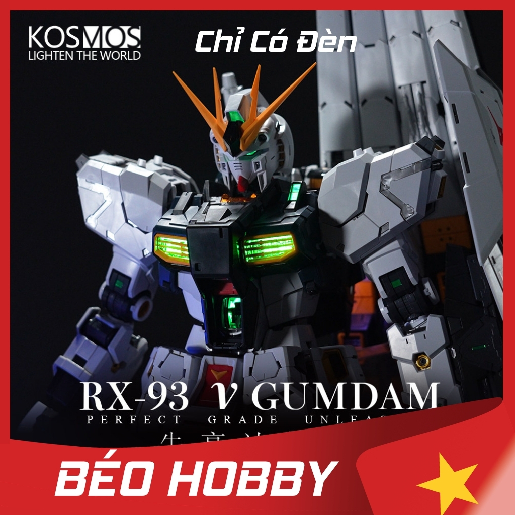 [HÀNG SẴN] [CHỈ CÓ ĐÈN] Led Kosmos PGU RX-93 V GUNDAM (Đầy đủ phụ kiện)