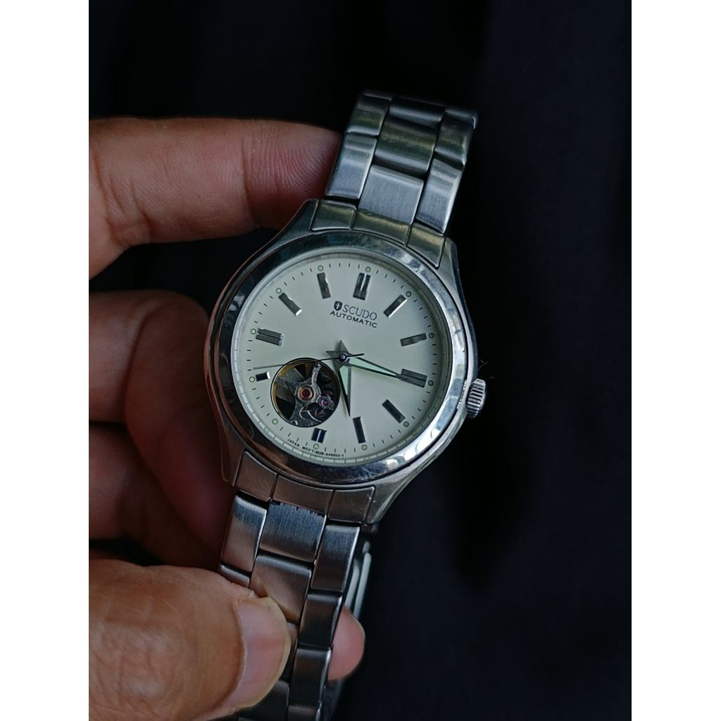 Đồng hồ nam Scudo Automatic Open Heart – Citizen