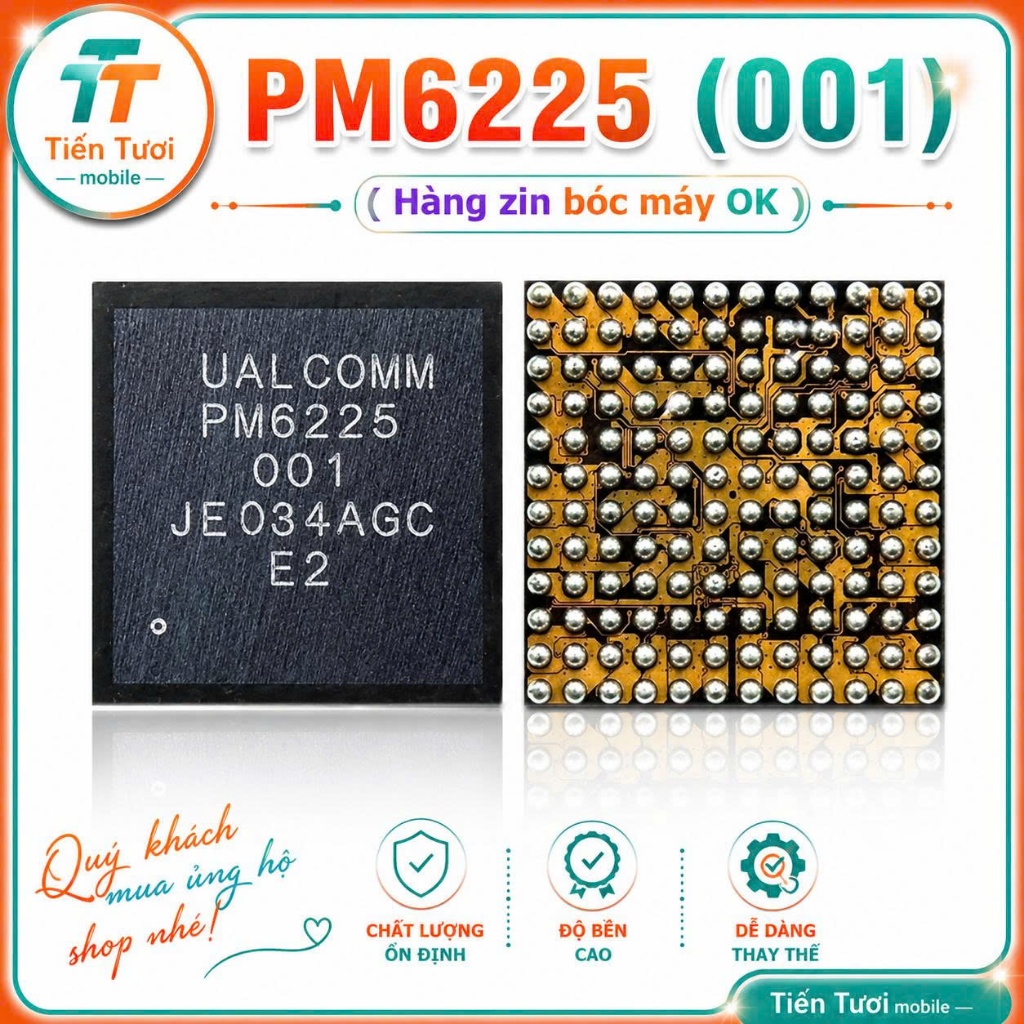 IC PM6225-001 – Linh Kiện Dùng Cho Kỹ Thuật Viên Sửa Main Điện Thoại
