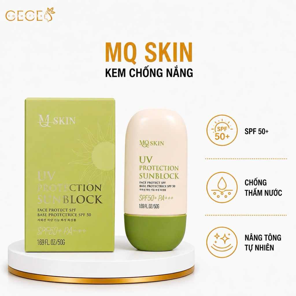 Kem Chống Nắng MQ Skin SPF 50+ MQ SKIN - UV Protection Sunblock 50g