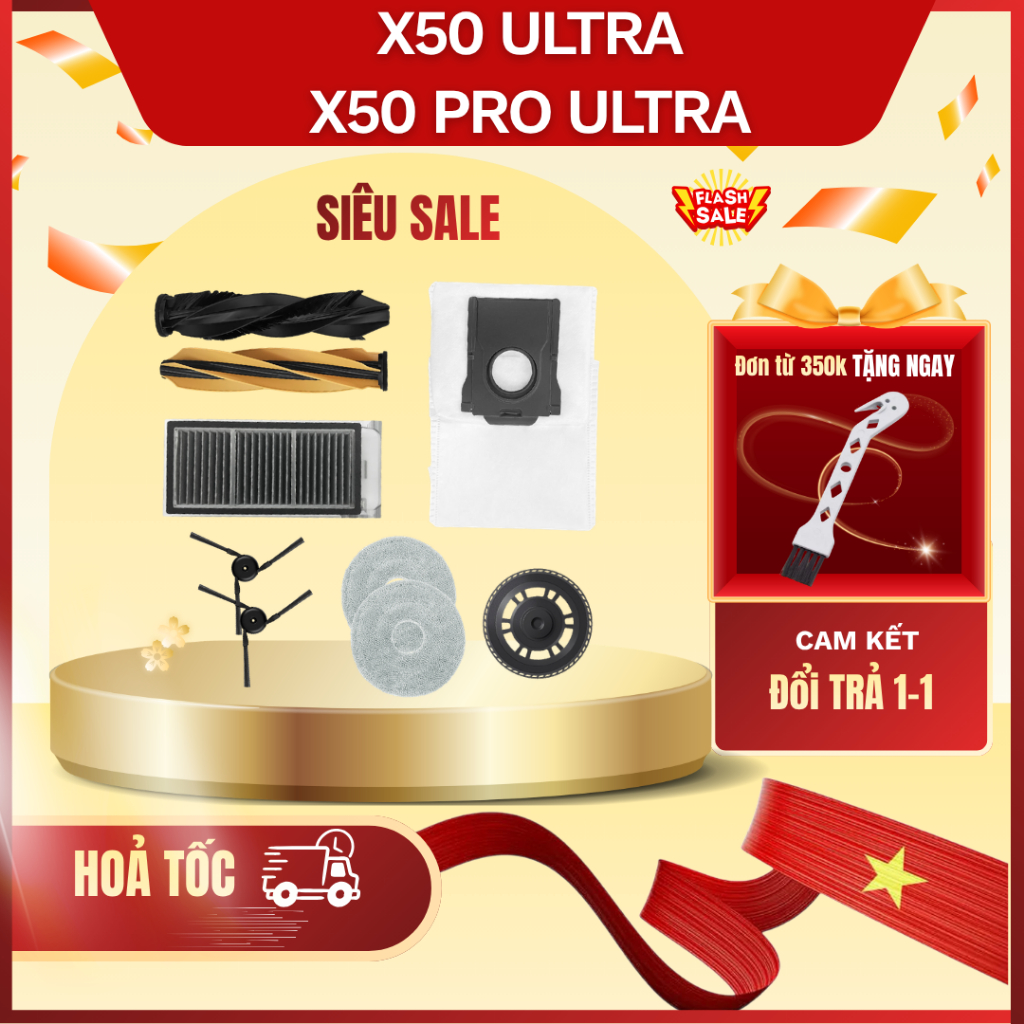 Phụ kiện robot hút bụi tương thích cho Dreame X50 Ultra , X50 pro Ultra - Phụ kiện thay thế Dreame X