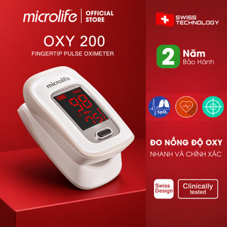 Máy Đo Nồng Độ OXY Trong Máu SPo2 Microlife OXY200 | Đo Nhanh Chính Xác , Dùng Tại Nhà , Phòng Khám