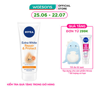 Tinh Chất Dưỡng Thể Trắng Da Phục Hồi Chống Nắng Nivea 180ml