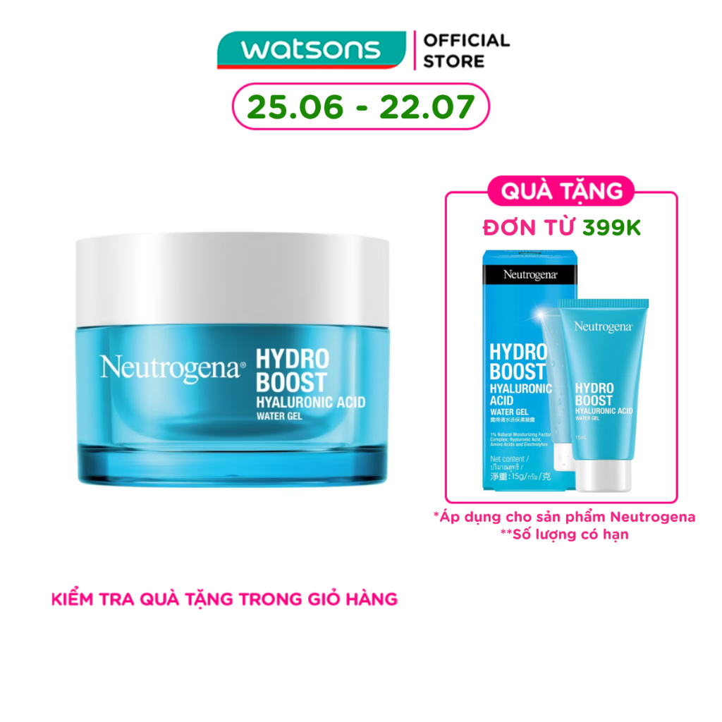 Kem Dưỡng Ẩm Neutrogena Hydro Boost Water Dạng Gel Cấp Ẩm 50g