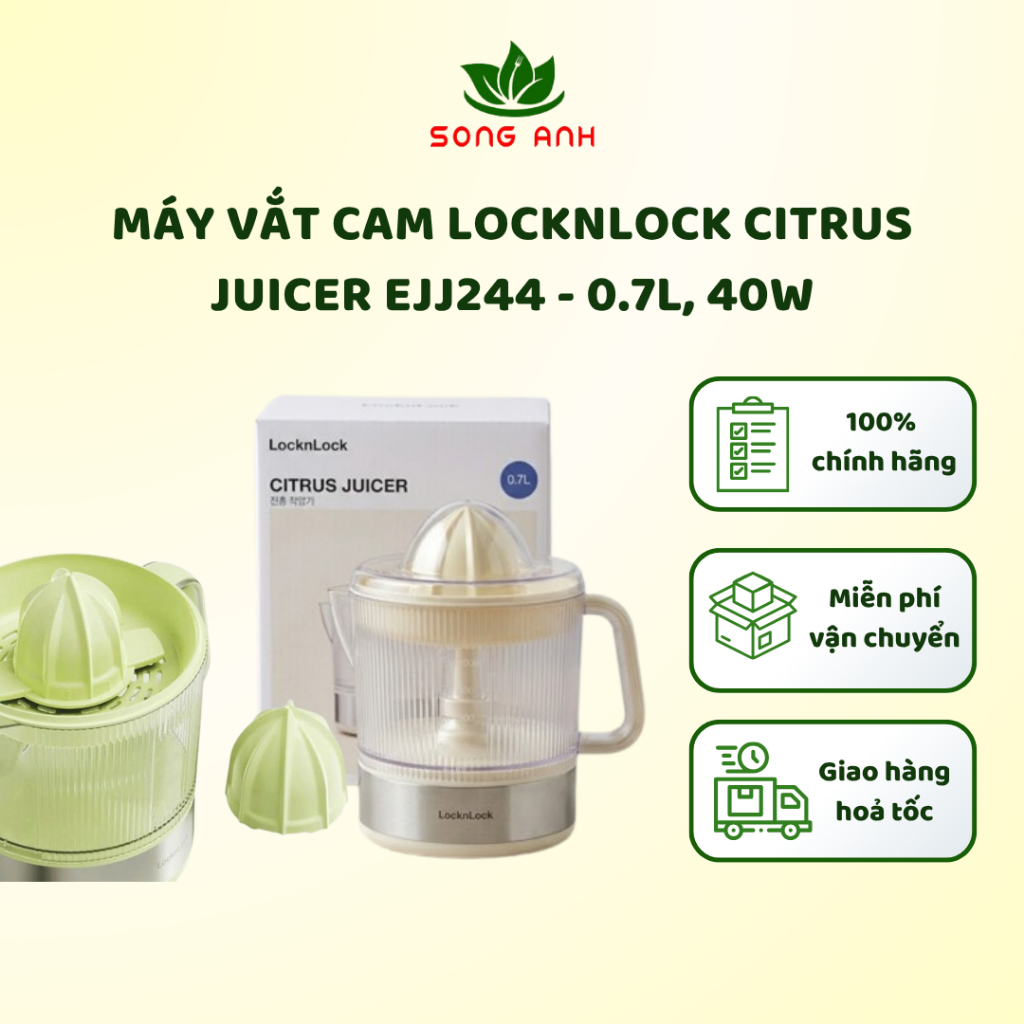 Máy vắt cam LocknLock Citrus Juicer EJJ244 - 40W, 0.7L