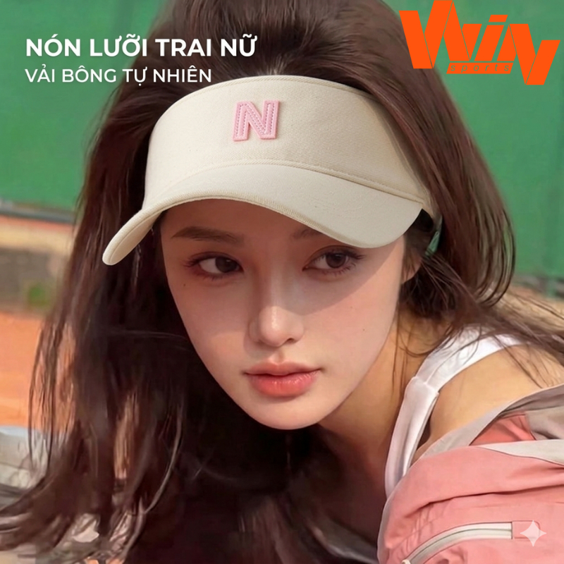 Nón Thể Thao Hở Vành Chống Tia UV - Mũ Chống Nắng Ngoài Trời Cho Nữ Tóc Dài Chạy Marathon, Treking, 