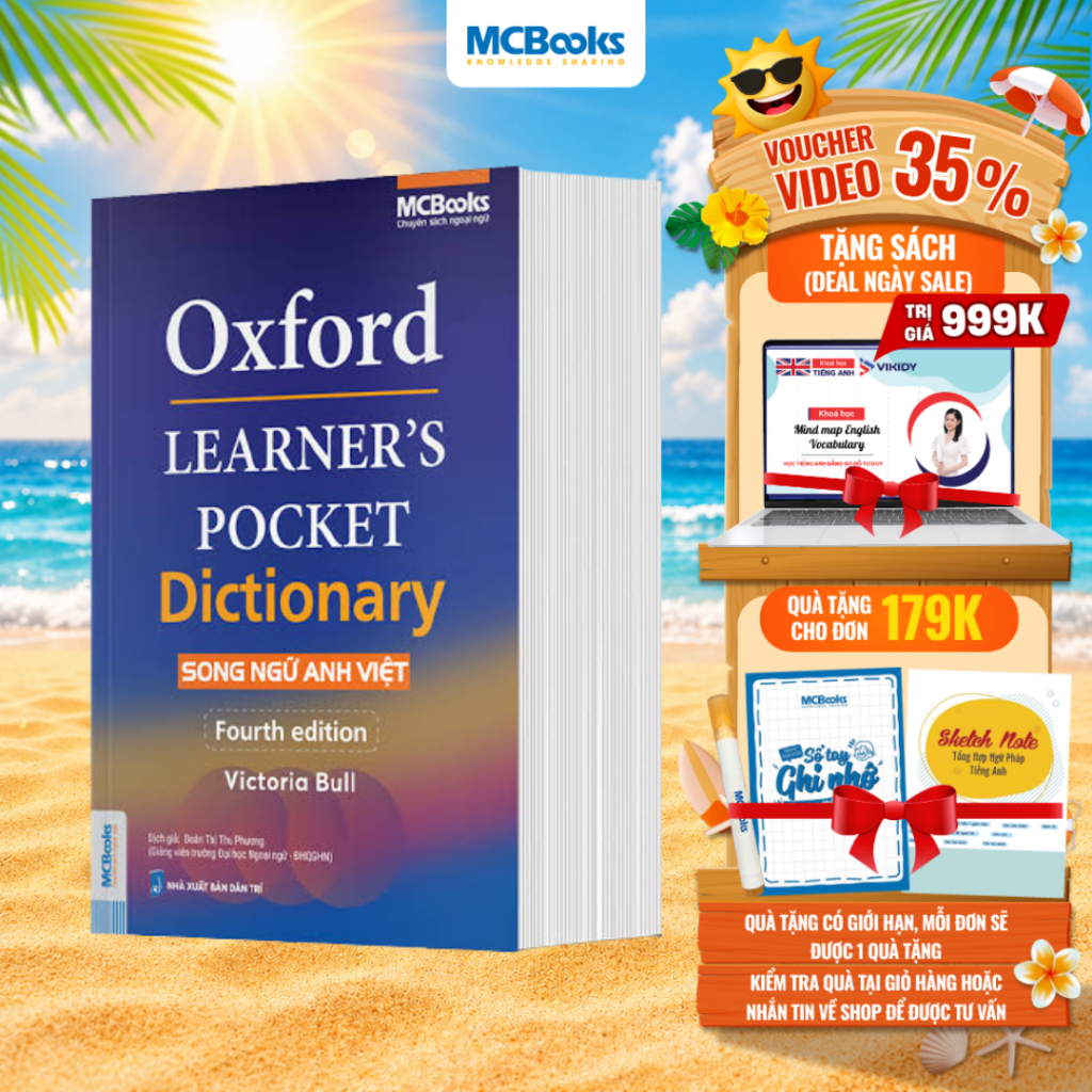 Sách - Oxford Learner's Pocket Dictionary - song ngữ Anh Việt