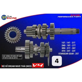 Bộ số đấu Sum cho wave dream 100 MS13