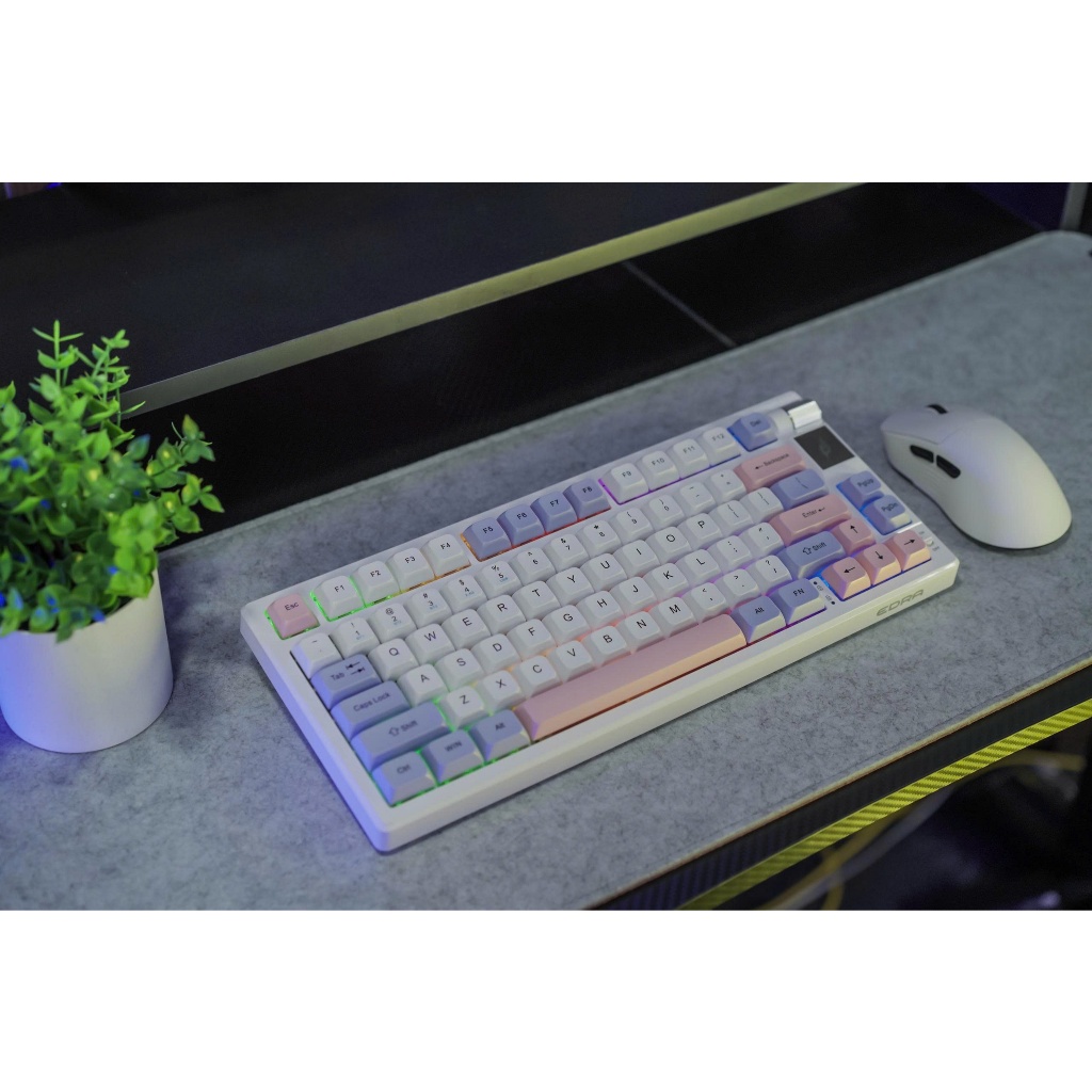 Bàn Phím Cơ EK375WA Hotswap - 3 Modes - Pin 2000mAh Led Rainbow Bảo Hành Edra 2 năm | BigBuy360 - bigbuy360.vn