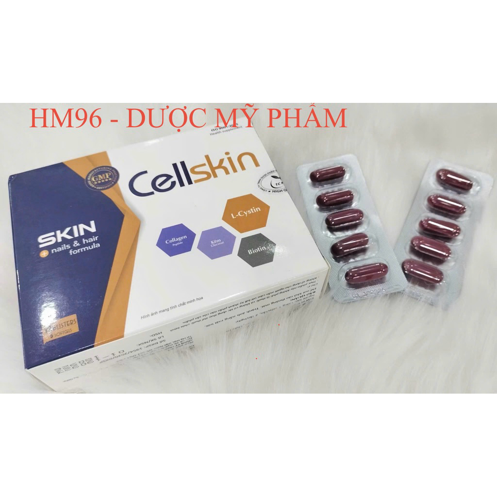 Cellskin - Viên uống đẹp da, tóc, móng hộp 60 viên