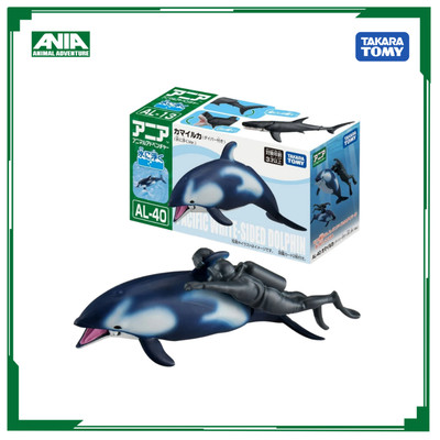 Mô hình Động ANIA AL-40 White Sided Dolphin（Float Ver.) 85966 Fullbox Chính Hãng Takara Tomy - Victoys