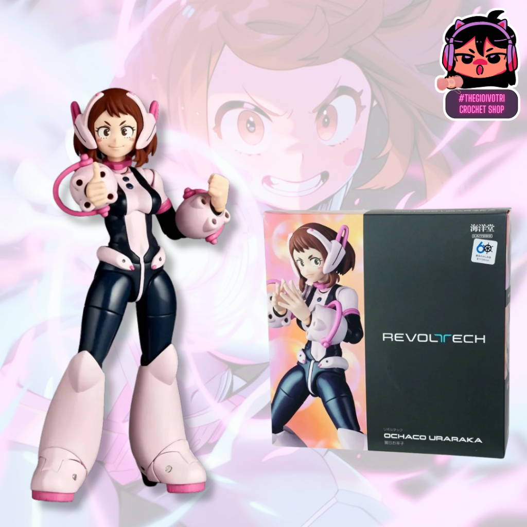REVOLTECH AMAZING YAMAGUCHI (AUTHENTIC) HIGH QUALITY ACTION FIGURE "URARAKA OCHAKO  - MY HERO ACADEM