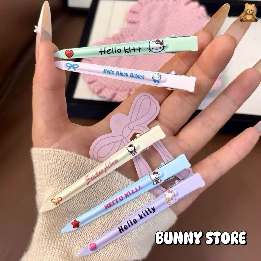 SET 2 KẸP MỎ VỊT KITTY PASTEL - BUNNY STORE