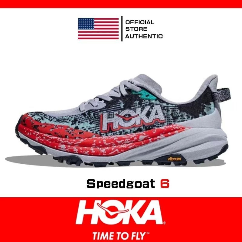 100% Genuine HOKA Speedgoat 6 For Men And Women Running Shoes Casual Mountain-climbing Sneakers