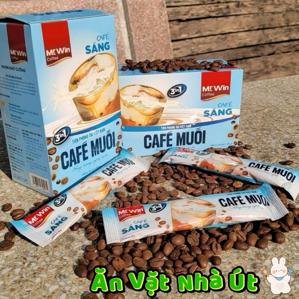 Cà phê muối - cafe hoà tan nescafe- cafe sữa G7 -mr win đậm đà sáng quyện