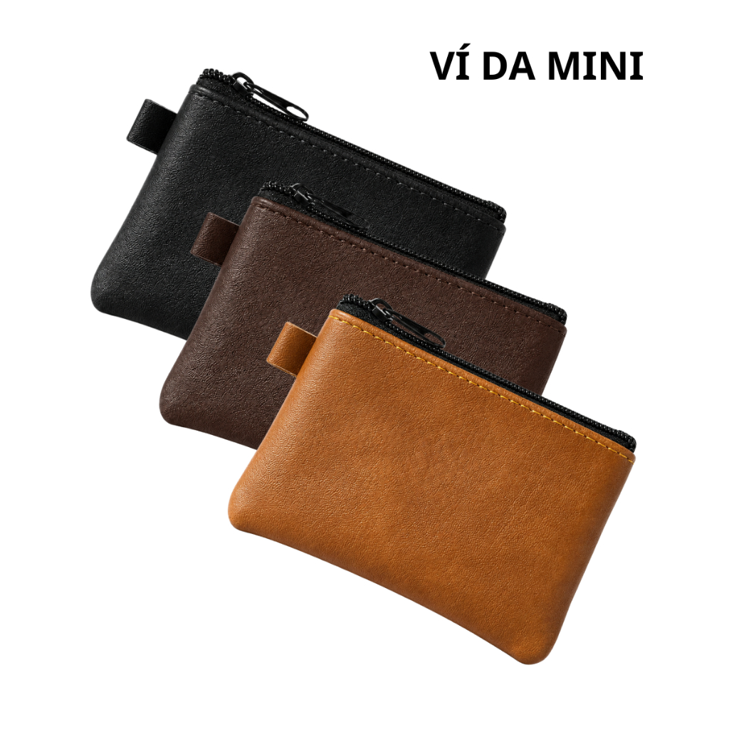 Ví Da PU Mini Đựng Tiền & Thẻ ATM Nhỏ Gọn Cầm Tay ( MÀU NGẪU NHIÊN ).VI3A