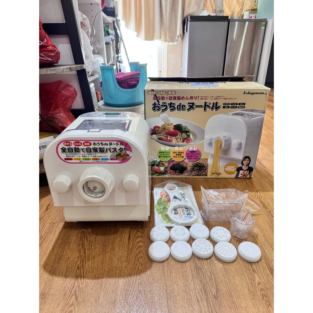 🍝🍝 MÁY LÀM MÌ #WAGANSE #OUCHI NỘI ĐỊA NHẬT - VỚI 9 ĐẦU KHUÔN MÌ-BÚN-NUI-UDON-SOBA … THOẢ SỨC ĐỔI BỮA