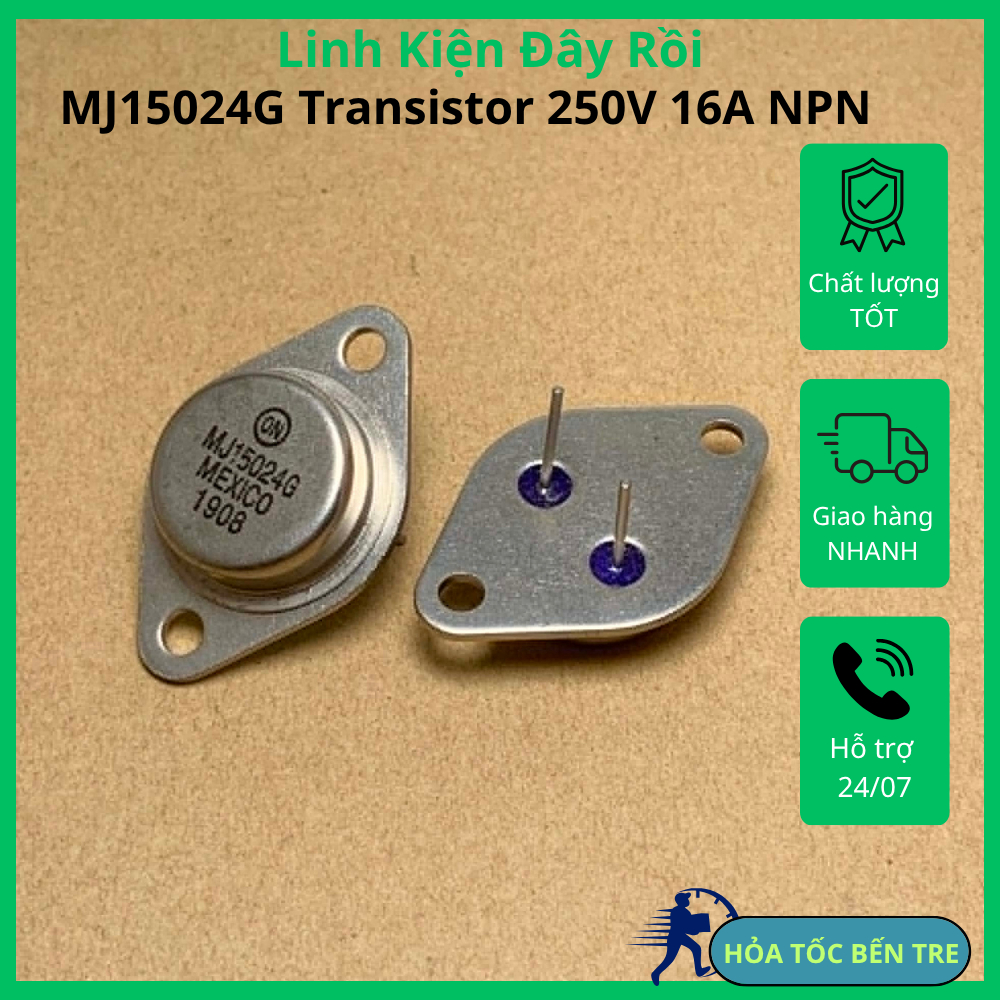 MJ15024G MJ15024 Transistor 250V 16A NPN