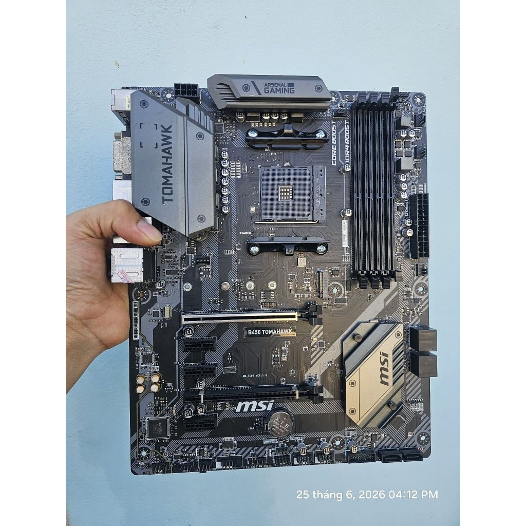 MAIN MSI B450 TOMAHAWK HÀNG ĐẸP ZIN