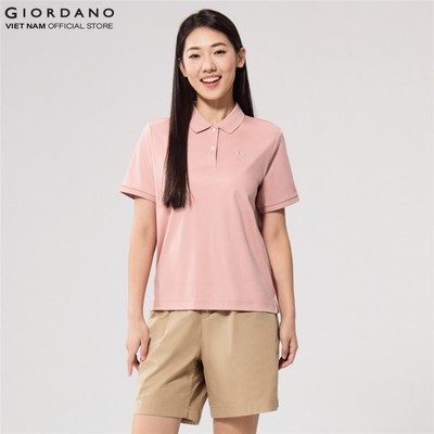 GIORDANO Áo Thun Có Cổ Nữ Thêu Logo Liquid Touch Polo 5315291