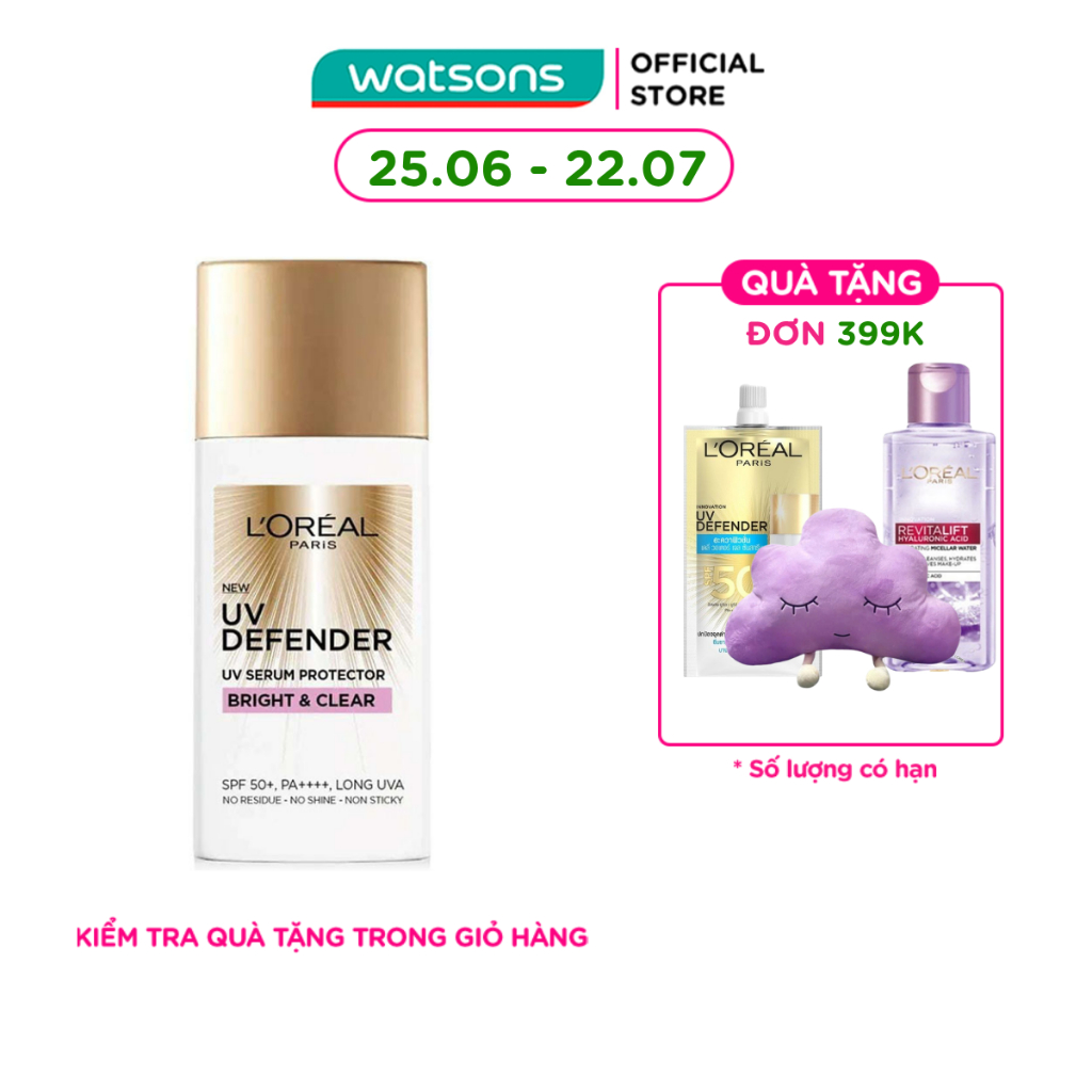 Kem Chống Nắng L’Oréal Paris UV Defender SPF50+ PA++++ 50ml