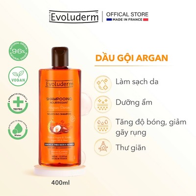 Dầu gội dành cho tóc rất khô và bị hư tổn Evoluderm 400ml-17306