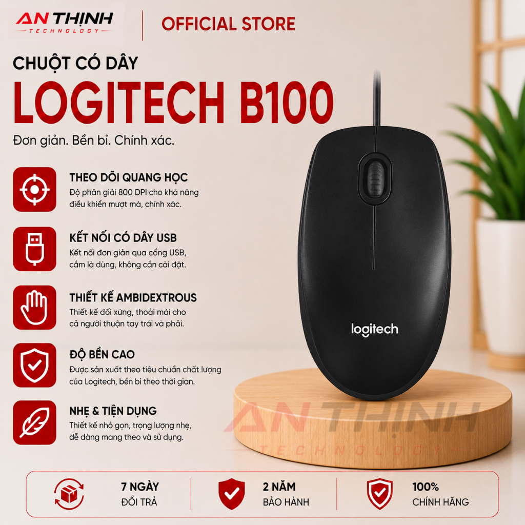 Chuột Logitech B100