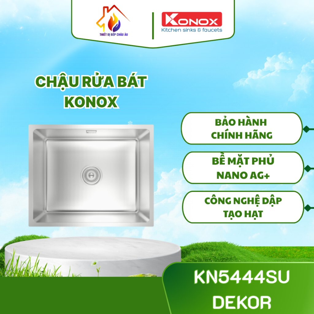 Chậu Rửa Bát Workstation Konox KN5444SU Dekor: Thiết Kế Tinh Tế, Công Nghệ Vượt Trội - TBB