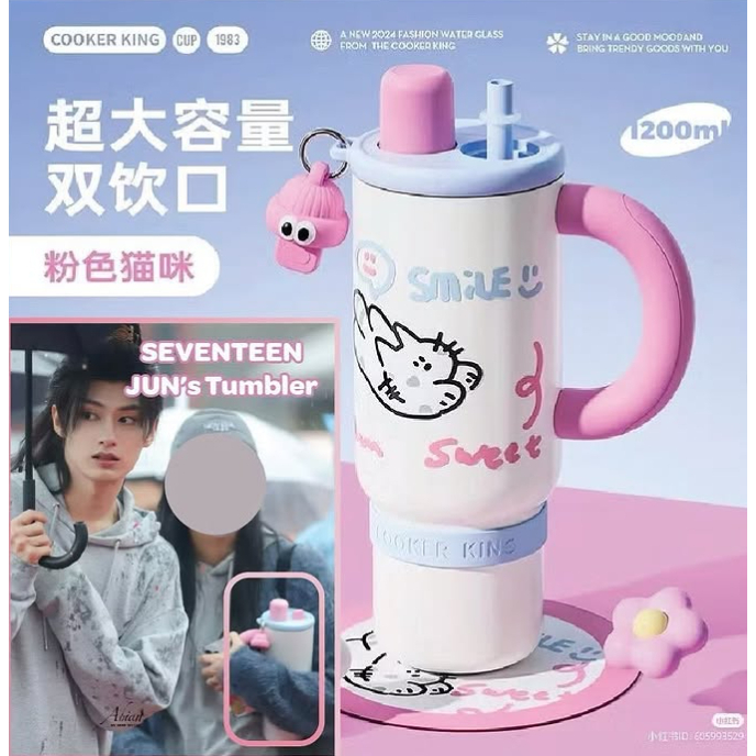 [Sẵn] Tumbler Cooker King Original | Bình Nước Giữ Nhiệt Dung Tích 1200ml