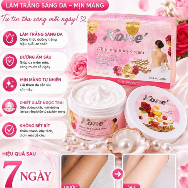 Kem body Kone thái lan có hộp chính hãng